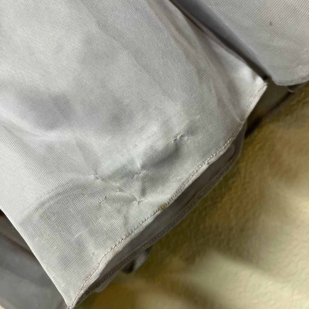 Adrianna Papell Gown Short Sleeve Lace Stretch Tulle Silver Jewel Waist‎ Size 6 - Picture 11 of 15